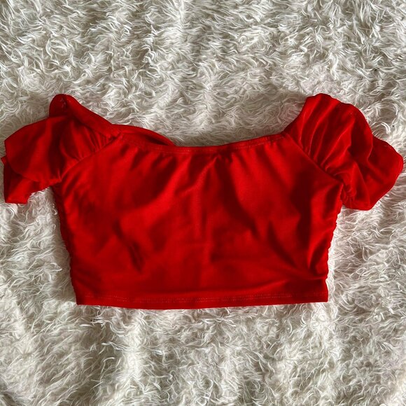 FOREVER 21 - Corset Crop Top 🌹 - Picture 2 of 4